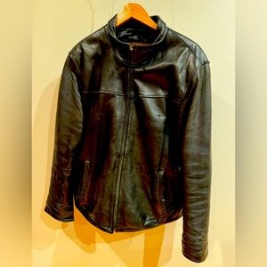 Danier Black Leather Jacket